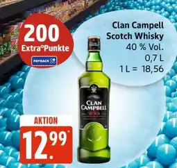 Edeka Clan Campell Scotch Whisky Angebot