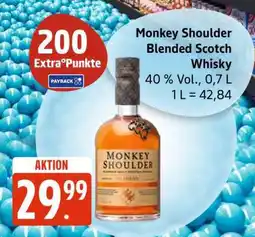 Edeka Monkey Shoulder Blended Scotch Whisky Angebot