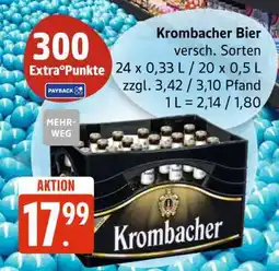 Edeka Krombacher Bier Angebot