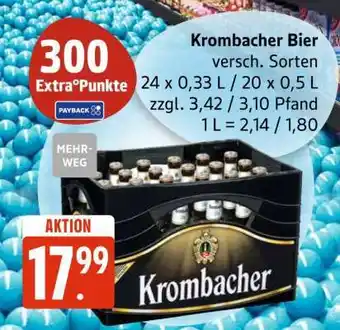 Edeka Krombacher Bier Angebot