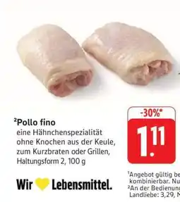 Edeka Pollo fino Angebot