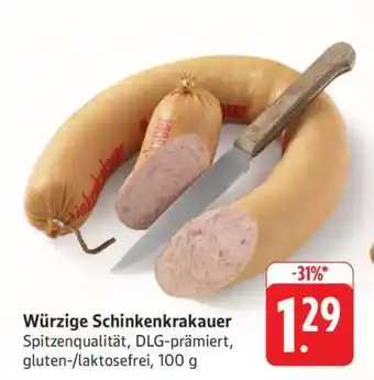 Edeka Würzige Schinkenkrakauer Angebot