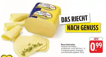 Edeka Bauer Butterkäse Angebot