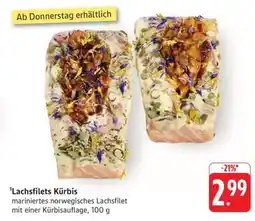 Edeka Lachsfilets Kürbis Angebot