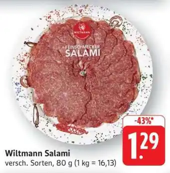 Edeka Wiltmann Salami Angebot