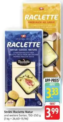 Edeka Strähl Raclette Natur Angebot