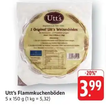 Edeka Utt's Flammkuchenböden Angebot