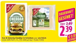 Edeka Gut & Günstig Cheddar Angebot