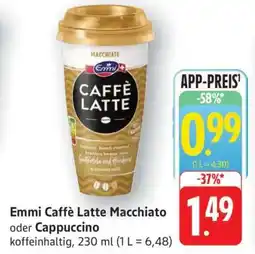 Edeka Emmi Caffè Latte Macchiato oder Cappuccino Angebot
