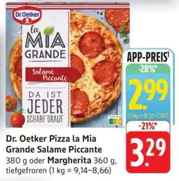 Edeka Dr. Oetker Pizza la Mia Grande Salame Piccante Angebot