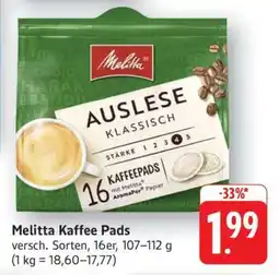 Edeka MELITTA Kaffee-Pads Angebot