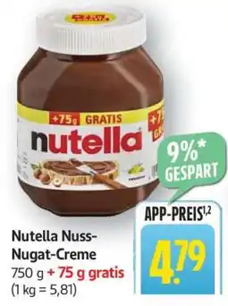 Edeka Nutella Nuss-Nugat-Creme Angebot