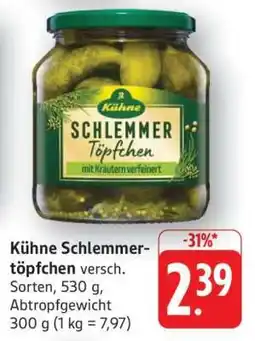 Edeka Kühne Schlemmertöpfchen Angebot