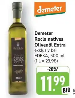 Edeka Demeter Rocla natives Olivenöl Extra Angebot