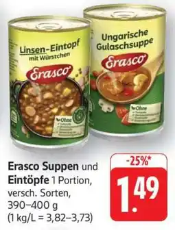 Edeka Erasco Suppen und Eintöpfe Angebot
