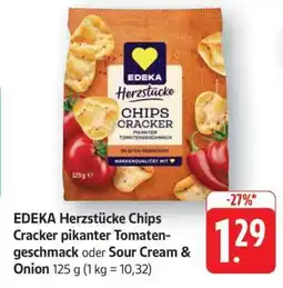 Edeka EDEKA Herzstücke Chips Cracker Angebot