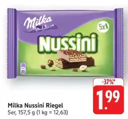 Edeka MILKA Nussini Riegel Angebot