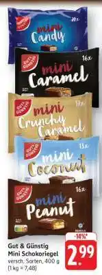 Edeka Gut & Günstig Mini Schokoriegel Angebot