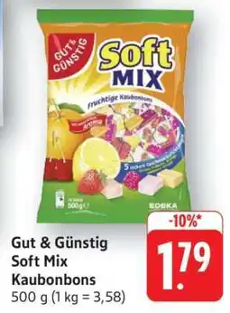Edeka Gut & Günstig Soft Mix Kaubonbons Angebot