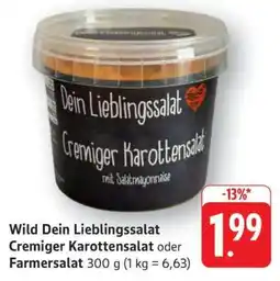 Edeka Wild Dein Lieblingssalat Cremiger Karottensalat oder Farmersalat Angebot