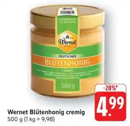 Edeka Wernet Blütenhonig cremig Angebot