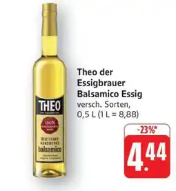 Edeka Theo der Essigbrauer Balsamico Essig Angebot