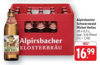 Edeka Alpirsbacher Schwarzwald Michel Helles Angebot