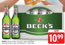 Edeka Beck's Angebot