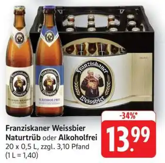 Edeka Franziskaner Weissbier Angebot