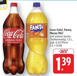 Edeka CocaCola/ Fanta/Mezzo Mix Angebot