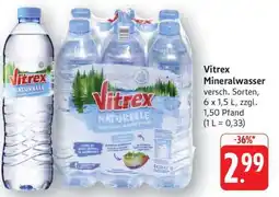 Edeka Vitrex Mineralwasser Angebot