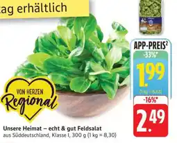 Edeka Unsere Heimat – echt & gut Feldsalat Angebot