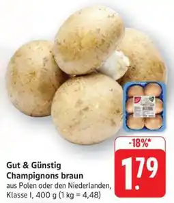 Edeka Gut & Günstig Champignons braun Angebot