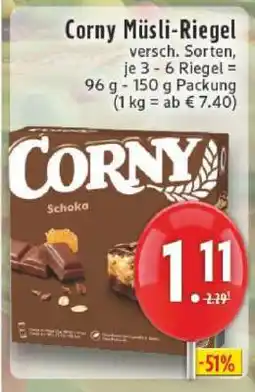 Edeka Corny Müsli-Riegel Angebot