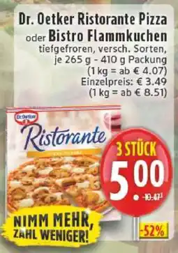 Edeka Dr. Oetker Ristorante Pizza oder Bistro Flammkuchen Angebot