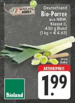 Edeka Bio-Porree Angebot