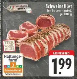 Edeka Schweinefilet im Baconmantel Angebot