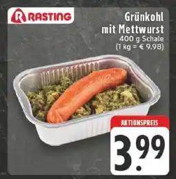 Edeka Grünkohl mit Mettwurst Angebot