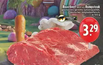 Edeka Roastbeef auch als Rumpsteak Angebot
