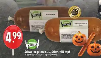 Edeka Schweinegulasch oder Schaschliktopf Angebot