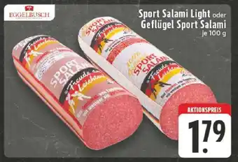 Edeka Sport Salami Light oder Geflügel Sport Salami Angebot