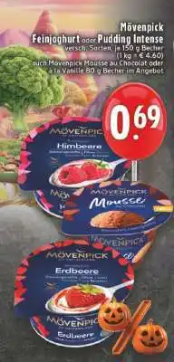 Edeka Mövenpick Feinjoghurt oder Pudding intense Angebot