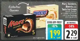 Edeka Mars, Snickers, Bounty oder Twix Ice Cream Angebot