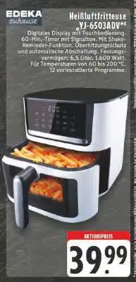 Edeka Heißluftfritteuse YJ-6503ADV Angebot