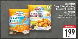 Edeka agrarfrost Crazy Frites, Griddies, Genießer Kroketten oder Minions Angebot