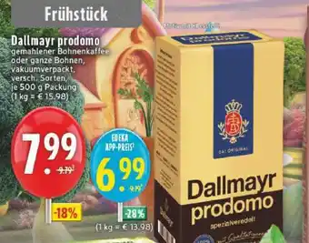 Edeka Dallmayr Prodomo Angebot