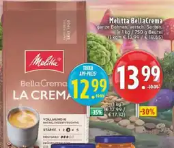 Edeka Melitta BellaCrema Angebot