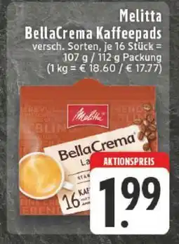 Edeka Melitta BellaCrema Kaffeepads Angebot