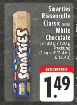 Edeka Smarties Riesenrolle Classic oder White Chocolate Angebot