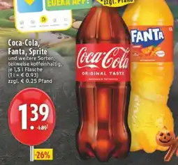 Edeka CocaCola/ Fanta/ Sprite Angebot